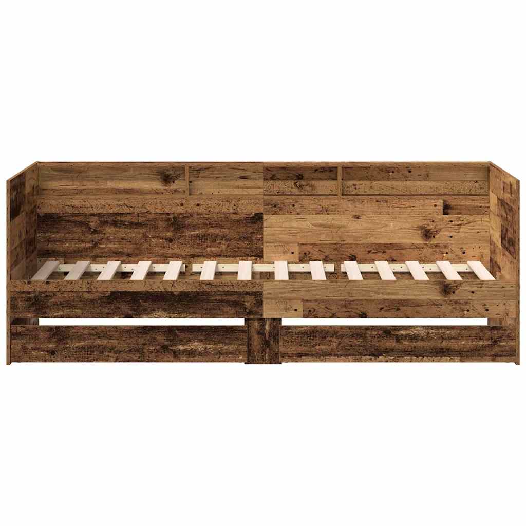 Καναπές Κρεβάτι Παλιό Ξύλο 100 x 200 cm Επεξεργασμένο ξύλο - Pakobazaar