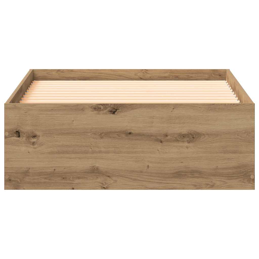 Σκελετός Κρεβατιού Artisan Oak 90 x 200 cm Επεξεργασμένο ξύλο