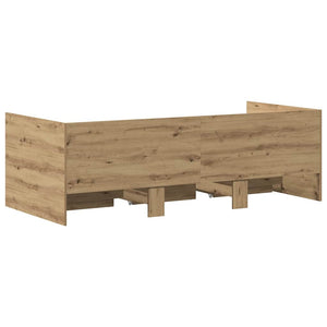 Καναπές Κρεβάτι Artisan Oak 90 x 190 cm Επεξεργασμένο ξύλο - Pakobazaar