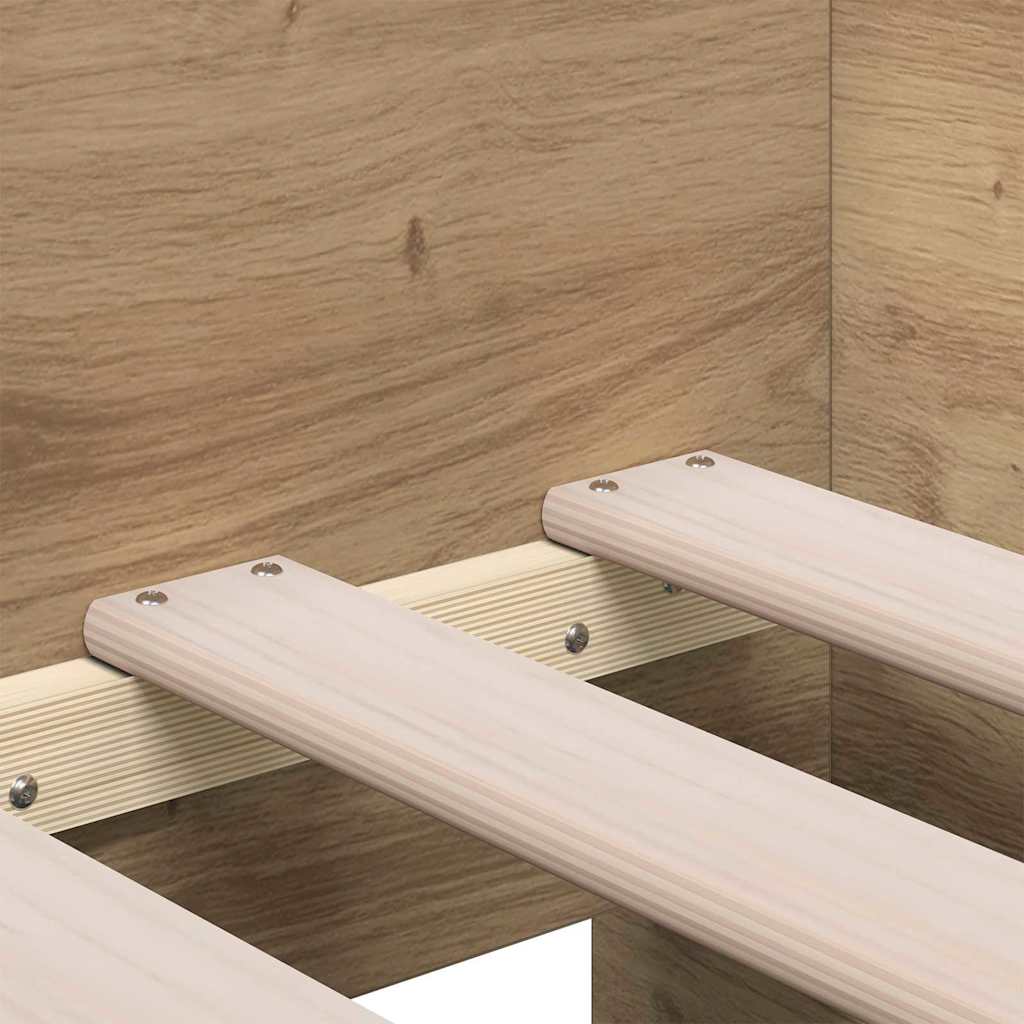 Καναπές Κρεβάτι Artisan Oak 75 x 190 cm Επεξεργασμένο ξύλο - Pakobazaar