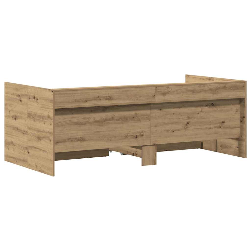 Καναπές Κρεβάτι Artisan Oak 75 x 190 cm Επεξεργασμένο ξύλο - Pakobazaar