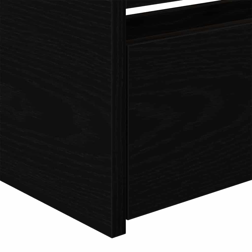 Καναπές Κρεβάτι Μαύρη Οξυά 75 x 190 cm Επεξεργασμένο ξύλο