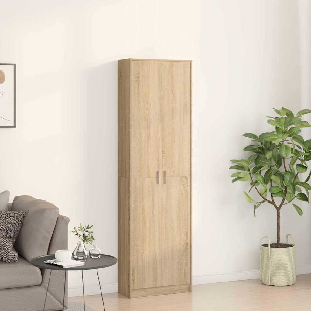 Ντουλάπι Δρύς Sonoma 55 x 25 x 189 εκ. Επεξεργασμένο ξύλο - Pakobazaar