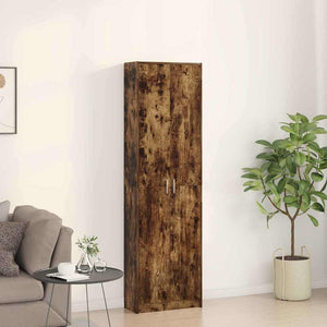 Ντουλάπι Καπνιστό Δρύς 55 x 25 x 189 εκ. Επεξεργασμένο Ξύλο