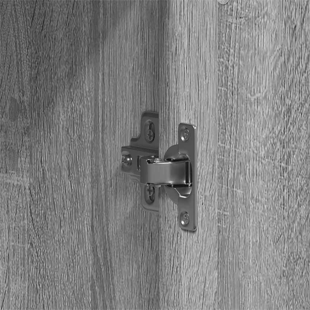 Ντουλάπι Γκρίζο Σονομα 55 x 25 x 189 εκ. Επεξεργασμένο ξύλο