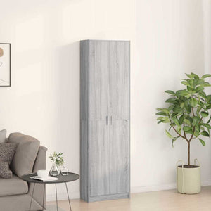 Ντουλάπι Γκρίζο Σονομα 55 x 25 x 189 εκ. Επεξεργασμένο Ξύλο