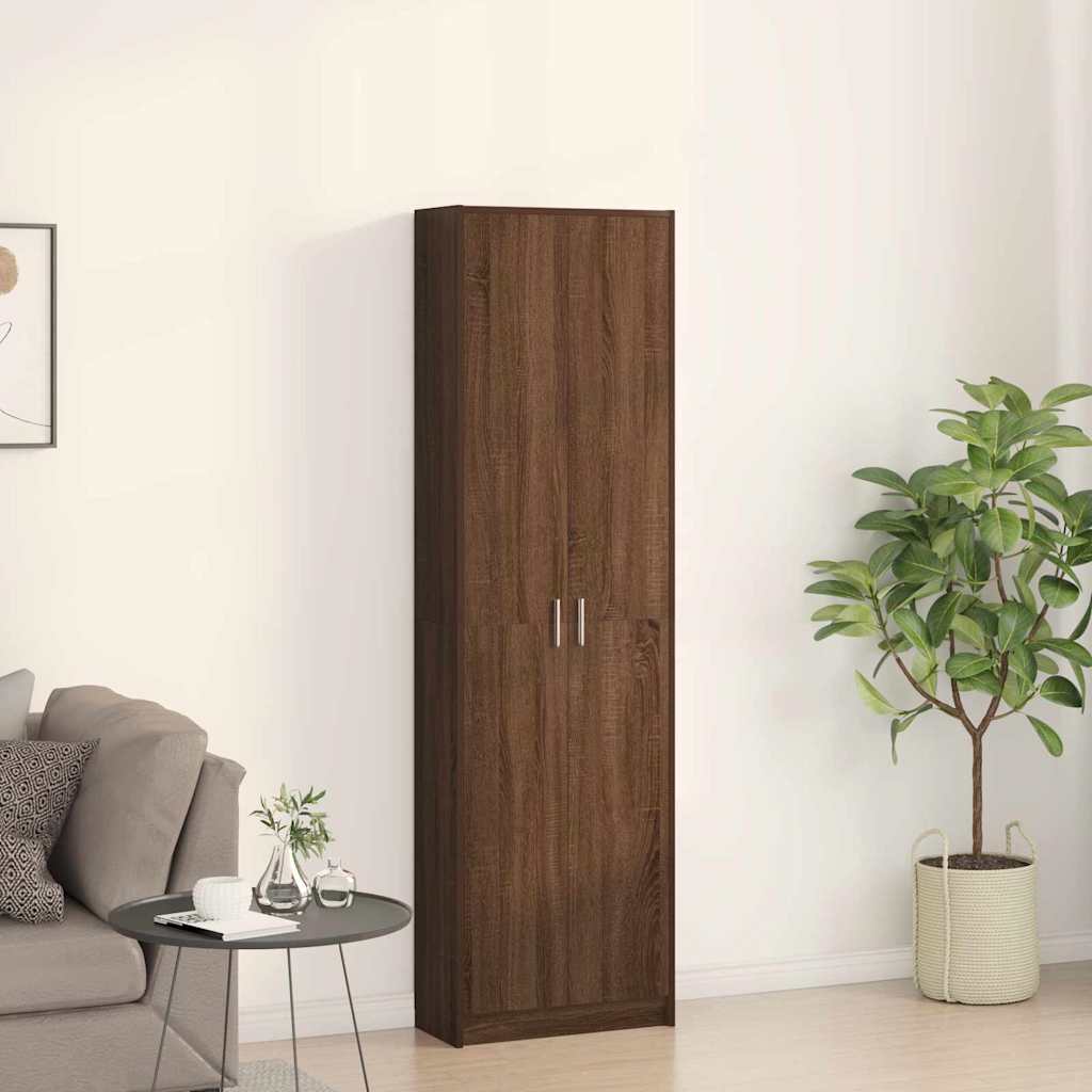 Ντουλάπι Καφέ δρυς 55 x 25 x 189 εκ. Επεξεργασμένο Ξύλο - Pakobazaar