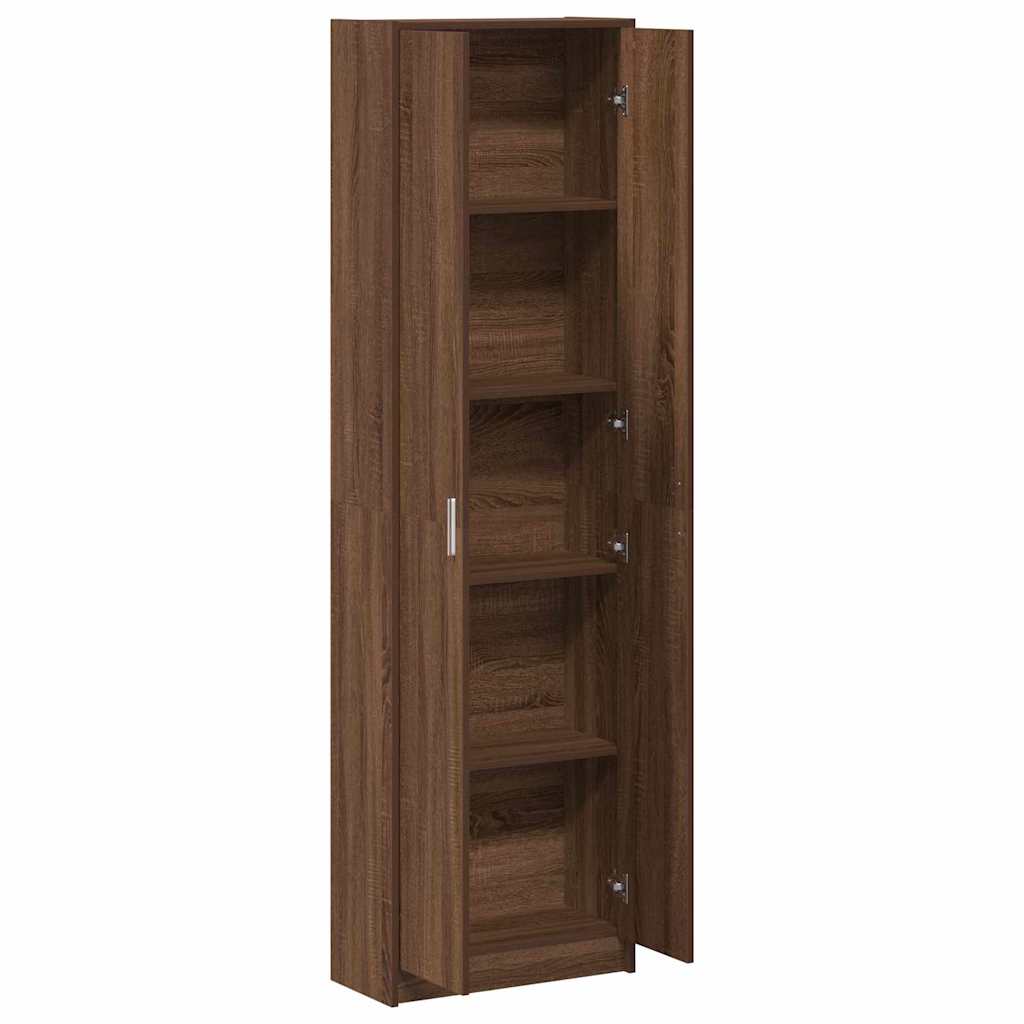 Ντουλάπι Καφέ δρυς 55 x 25 x 189 εκ. Επεξεργασμένο Ξύλο - Pakobazaar