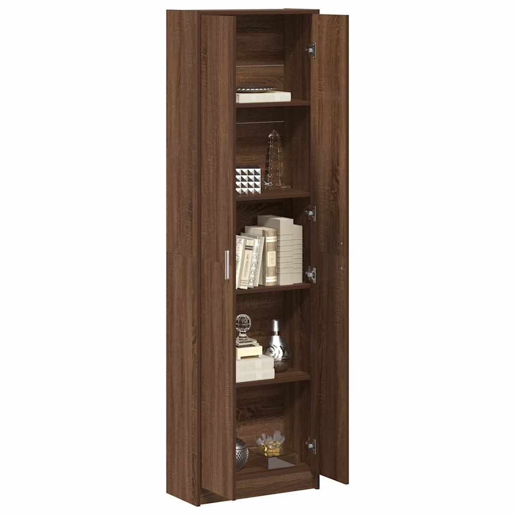 Ντουλάπι Καφέ δρυς 55 x 25 x 189 εκ. Επεξεργασμένο Ξύλο - Pakobazaar