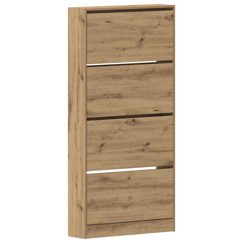 Ντουλάπα Παπουτσιών με ράφι Artisan Oak 80 x 21 x 163,5 cm - Pakobazaar
