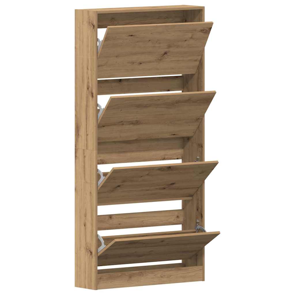Ντουλάπα Παπουτσιών με ράφι Artisan Oak 80 x 21 x 163,5 cm - Pakobazaar