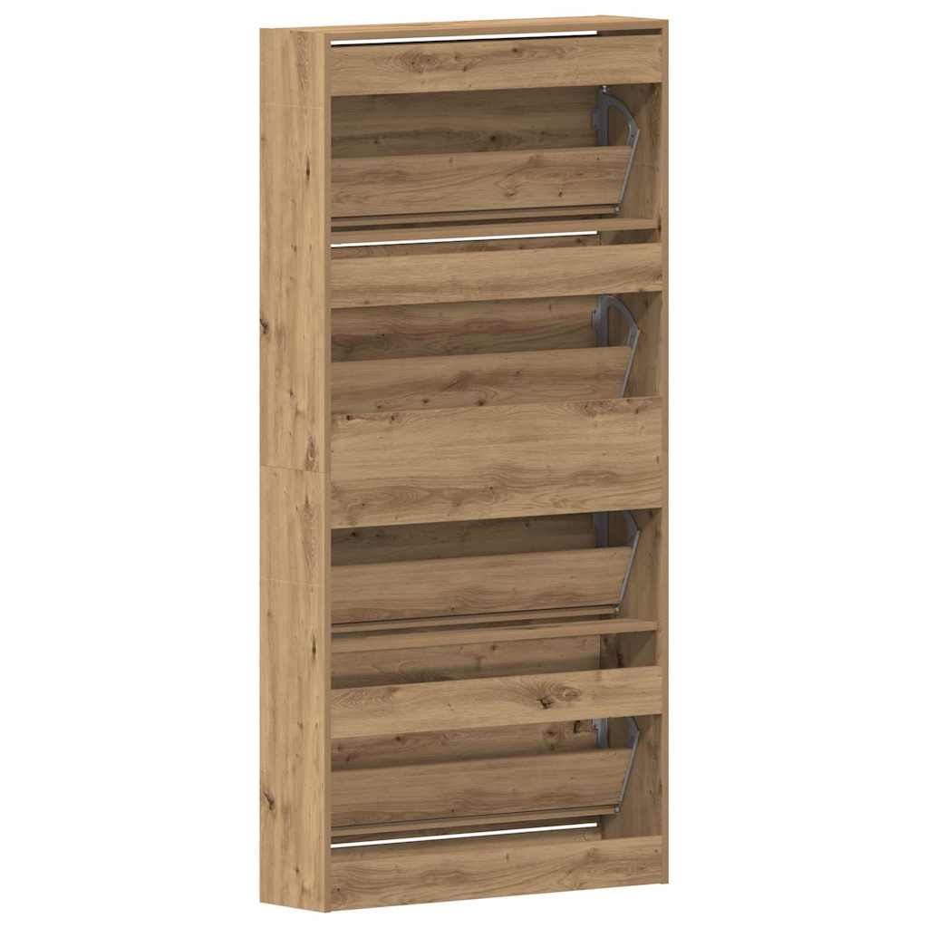 Ντουλάπα Παπουτσιών με ράφι Artisan Oak 80 x 21 x 163,5 cm - Pakobazaar
