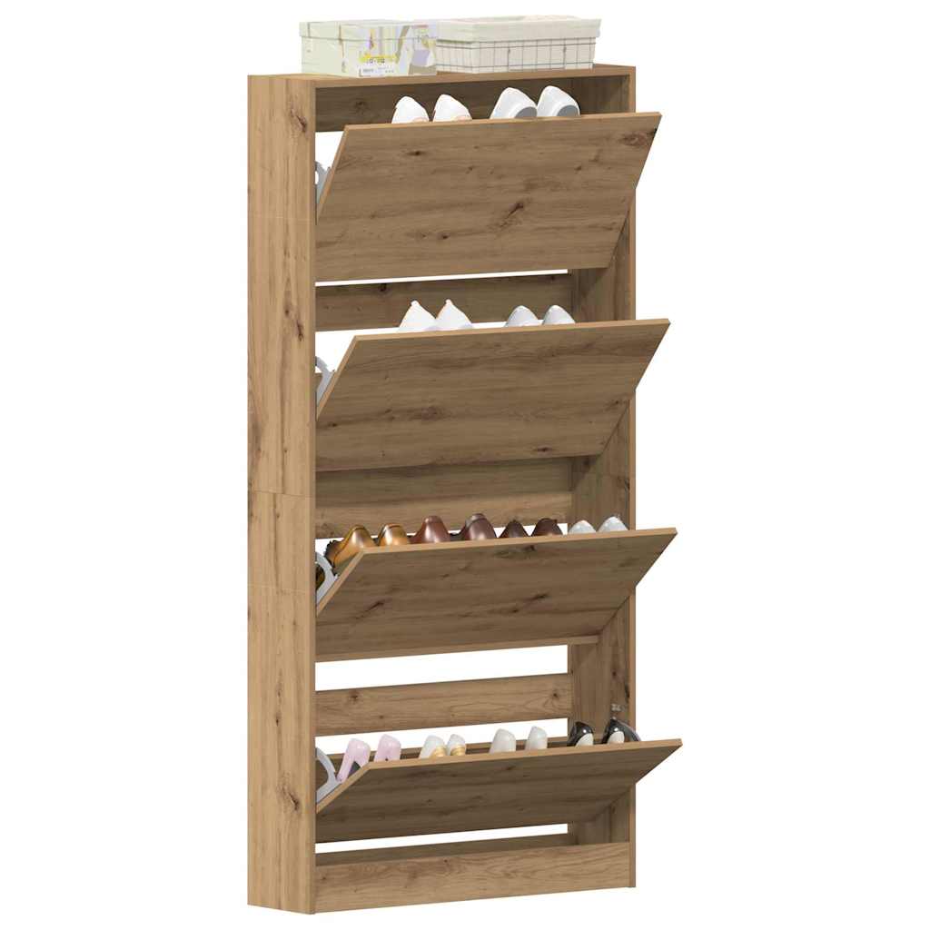 Ντουλάπα Παπουτσιών με ράφι Artisan Oak 80 x 21 x 163,5 cm - Pakobazaar
