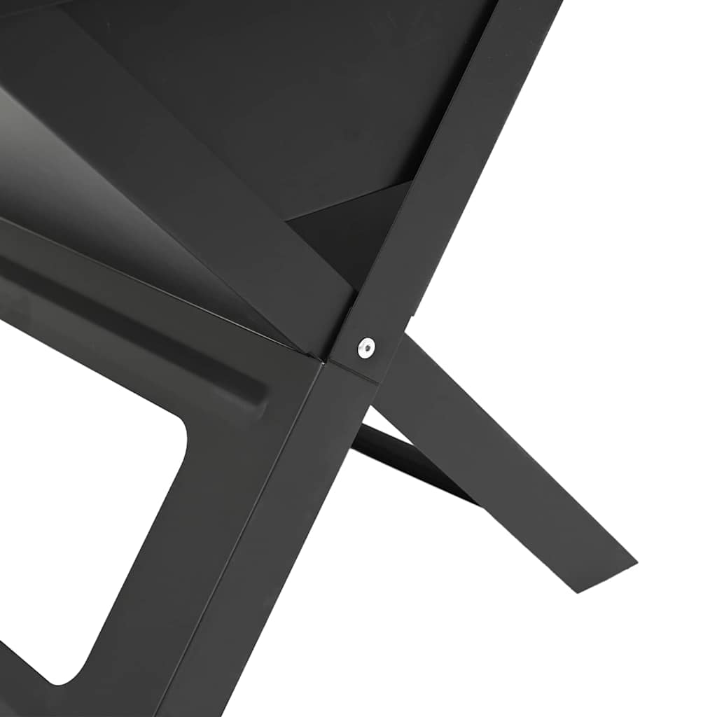 Εξωτερική ψησταριά Μαύρο 46 x 31 x 31 εκ. Ατσάλι - Pakobazaar