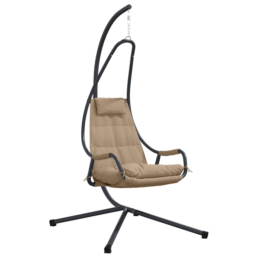 Κρεμαστή καρέκλα αυγό Taupe 94 x 107 x 196,5 εκ. Ατσάλι - Pakobazaar