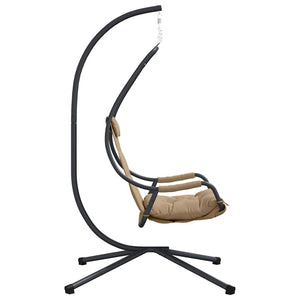 Κρεμαστή καρέκλα αυγό Taupe 94 x 107 x 196,5 εκ. Ατσάλι - Pakobazaar