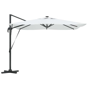 Ομπρέλα ηλίου με φώτα λωρίδας LED Άμμος 286 x 284 x 270 εκ - Pakobazaar