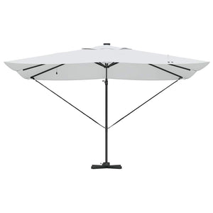 Ομπρέλα ηλίου με φώτα λωρίδας LED Άμμος 352 x 251 x 265 εκ. - Pakobazaar