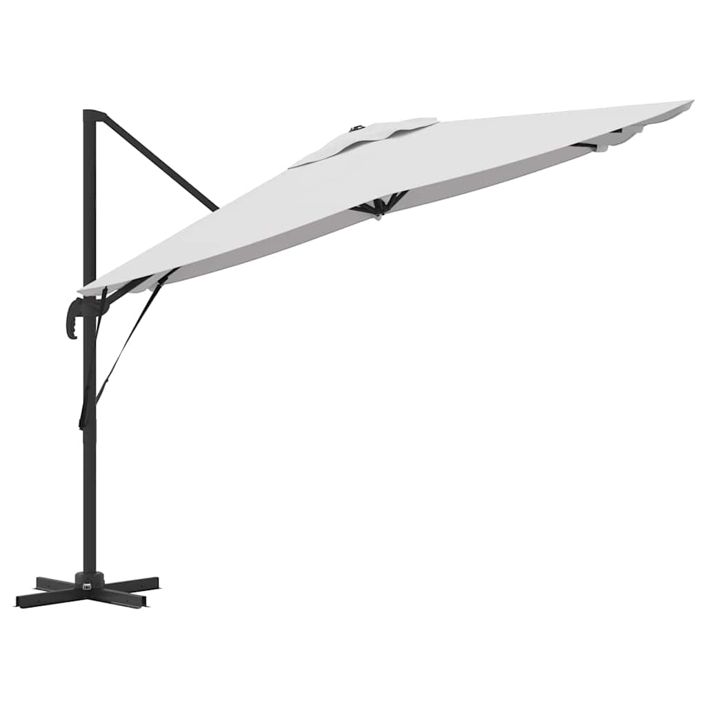 Ρώμη Ομπρέλα Μπεζ 286 x 284 x 265 εκ Αλουμίνιο και Πολυεστέρας