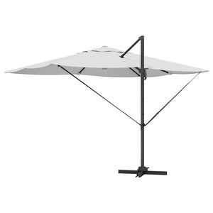 Ομπρέλα ηλίου με φώτα λωρίδας LED Άμμος 351 x 250 x 253 εκ - Pakobazaar