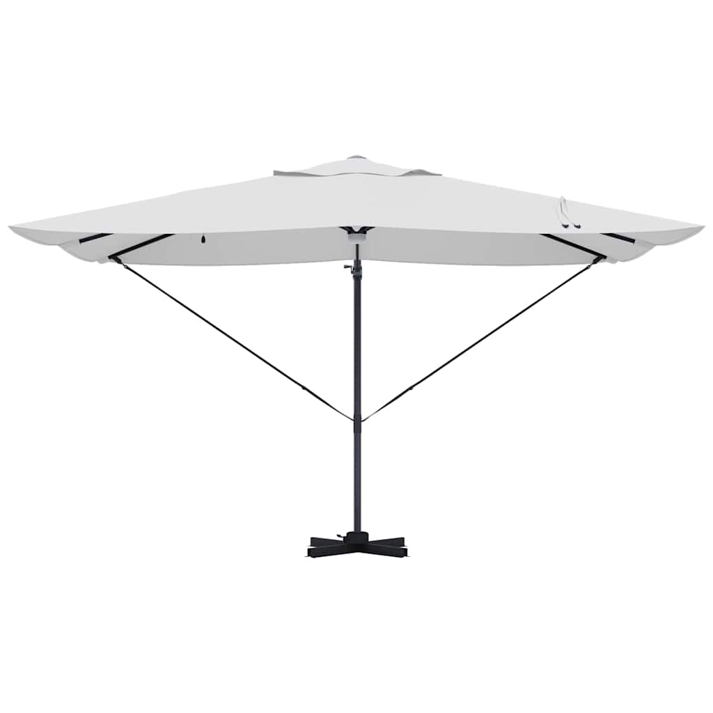 Ομπρέλα ηλίου με φώτα λωρίδας LED Άμμος 351 x 250 x 253 εκ - Pakobazaar