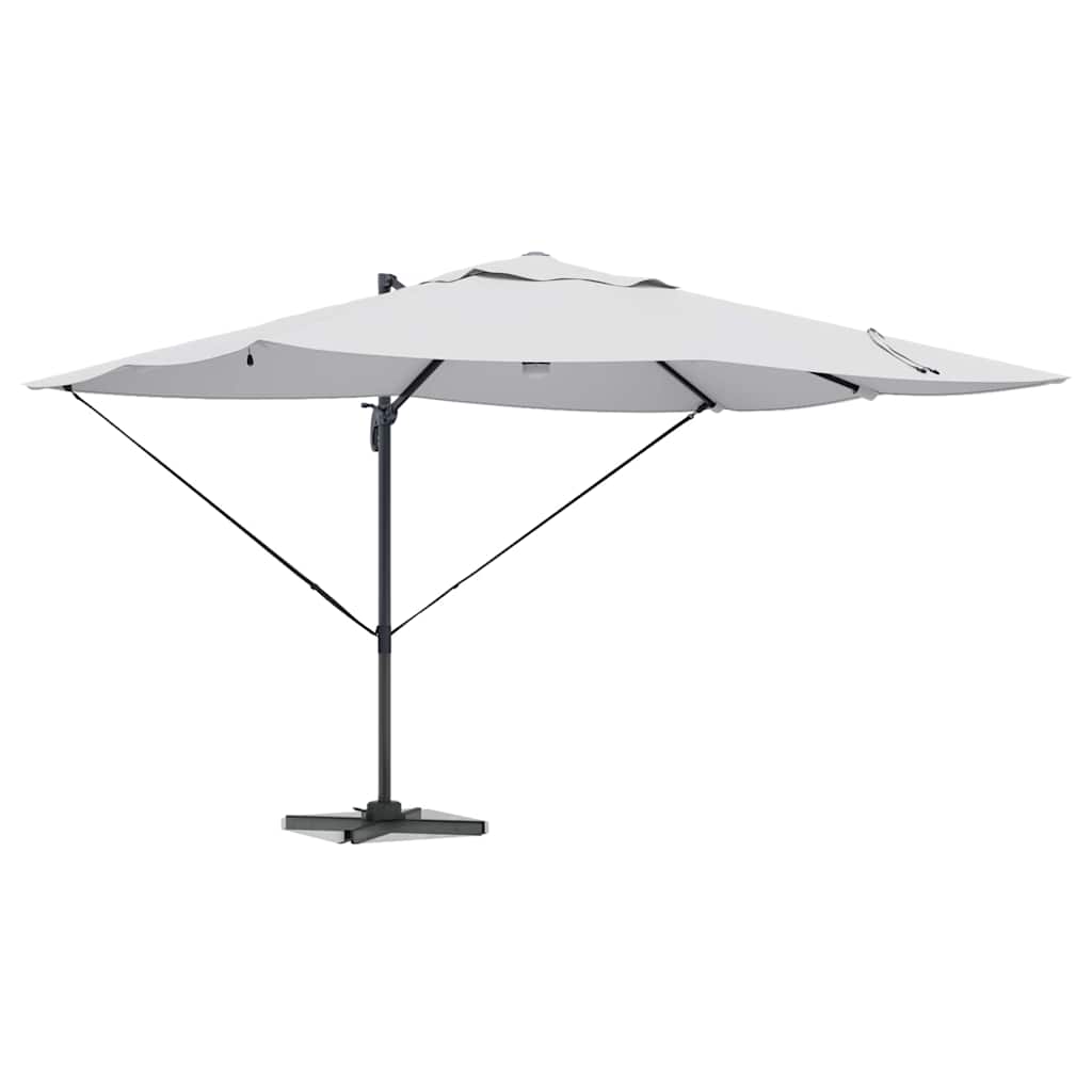 Ομπρέλα ηλίου με φώτα λωρίδας LED Άμμος 351 x 250 x 253 εκ - Pakobazaar