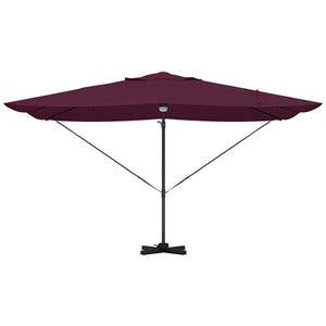 Ομπρέλα ηλίου Βεραμάν Κόκκινο 351 x 250 x 253 εκ - Pakobazaar