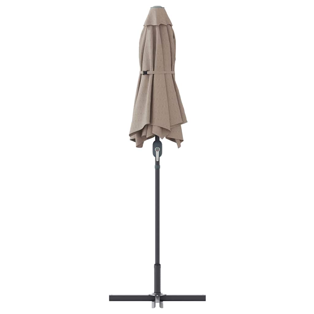 Ομπρέλα Κήπου Taupe 370 x 197 x 239 εκ.