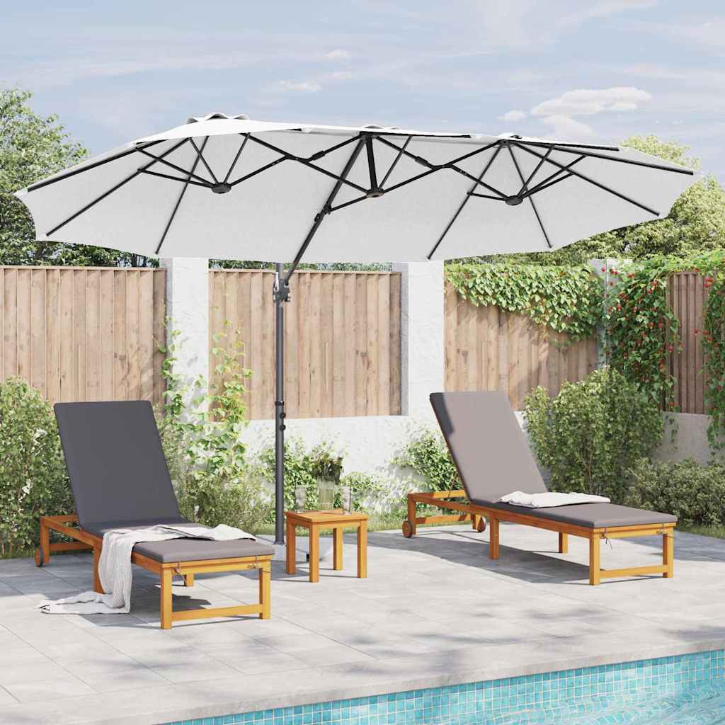 Ομπρέλα ηλίου Άμμος 372 x 198 x 243 εκ
