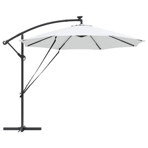 Ομπρέλα ηλίου με φώτα λωρίδας LED Άμμος 294 x 294 x 248 cm - Pakobazaar