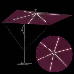 Ομπρέλα ηλίου Βεραμάν Κόκκινο 294 x 200 x 270 εκ - Pakobazaar