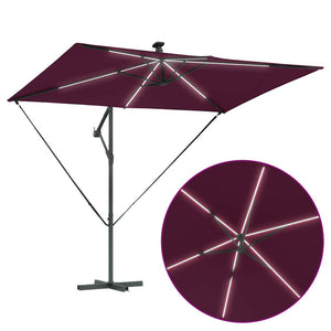 Ομπρέλα ηλίου Βεραμάν Κόκκινο 294 x 200 x 270 εκ - Pakobazaar