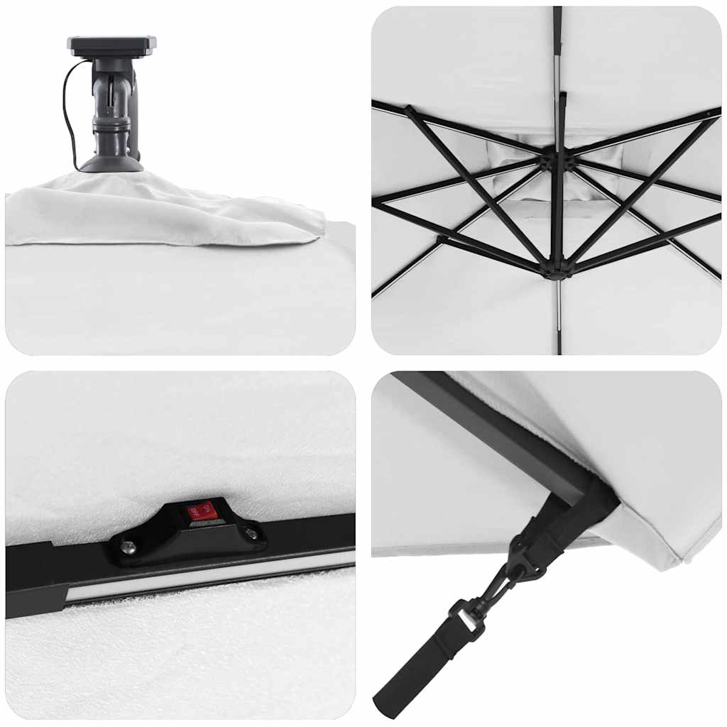 Ομπρέλα Cantilever Banana Άμμος 249 x 249 x 250 εκ. - Pakobazaar