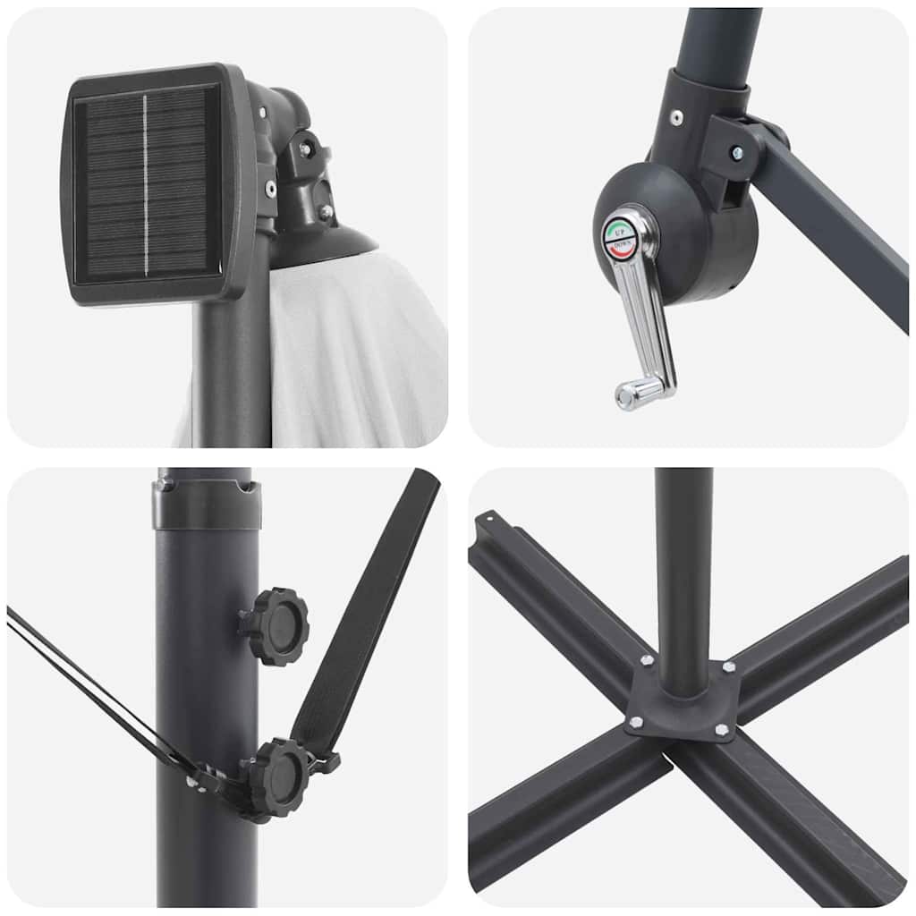 Ομπρέλα Cantilever Banana Άμμος 249 x 249 x 250 εκ. - Pakobazaar