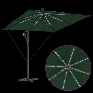 Ομπρέλα Cantilever Banana Πράσινο 249 x 249 x 250 εκ. - Pakobazaar