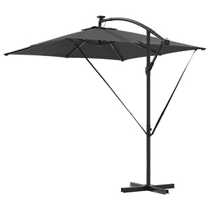 Ομπρέλα Cantilever Banana Ανθρακί 249 x 249 x 250 εκ. - Pakobazaar