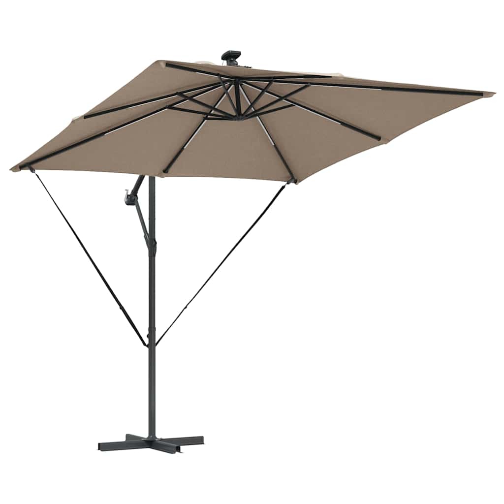 Ομπρέλα Cantilever Banana Taupe 249 x 249 x 250 εκ. - Pakobazaar