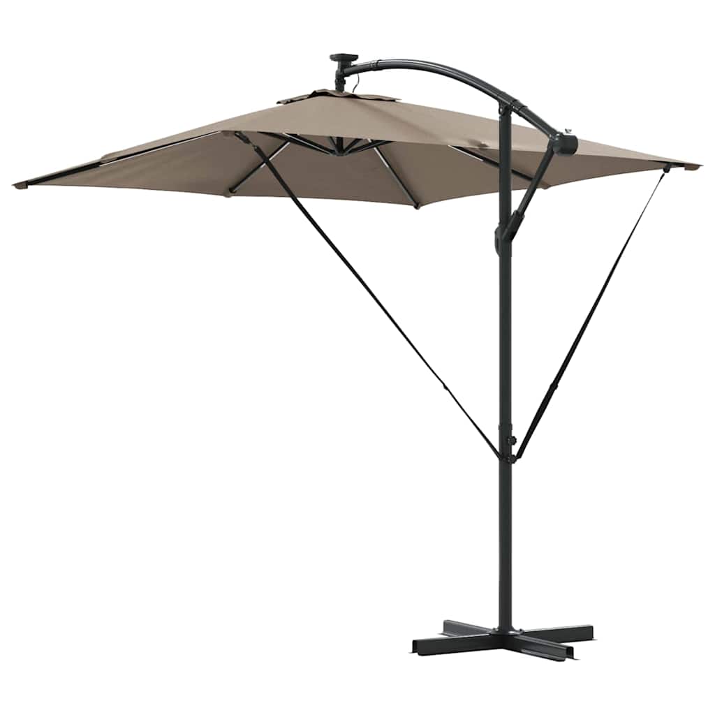 Ομπρέλα Cantilever Banana Taupe 249 x 249 x 250 εκ. - Pakobazaar