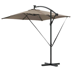 Ομπρέλα Cantilever Banana Taupe 249 x 249 x 250 εκ. - Pakobazaar