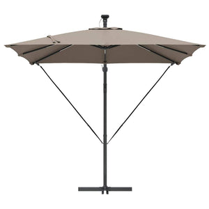 Ομπρέλα Cantilever Banana Taupe 249 x 249 x 250 εκ. - Pakobazaar