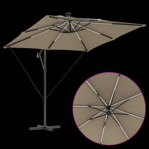 Ομπρέλα Cantilever Banana Taupe 249 x 249 x 250 εκ. - Pakobazaar