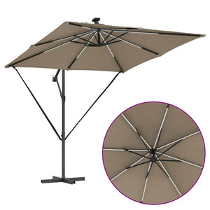 Ομπρέλα Cantilever Banana Taupe 249 x 249 x 250 εκ. - Pakobazaar