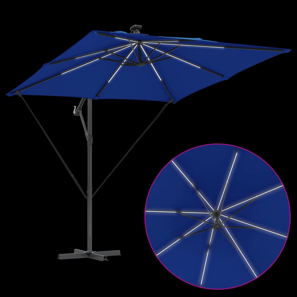 Ομπρέλα Cantilever Banana Μπλε 249 x 249 x 250 εκ. - Pakobazaar