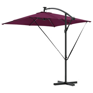 Ομπρέλα Cantilever Banana Μπορντό 249 x 249 x 250 εκ. - Pakobazaar