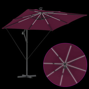 Ομπρέλα Cantilever Banana Μπορντό 249 x 249 x 250 εκ. - Pakobazaar