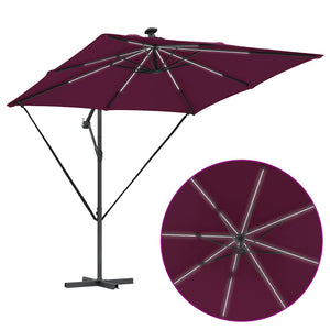 Ομπρέλα Cantilever Banana Μπορντό 249 x 249 x 250 εκ. - Pakobazaar