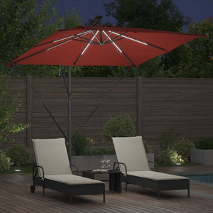 Ομπρέλα Cantilever Banana Τερακότα 249 x 249 x 250 εκ. - Pakobazaar