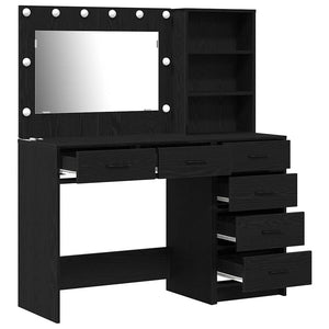 Τραπέζι περιποίησης Μαύρο 78.5 x 41 x 135 εκ Επεξεργασμένο ξύλο - Pakobazaar
