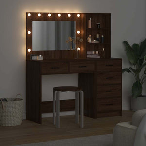 Τραπέζι περιποίησης 2 τμχ. Καφέ 78.5 x 41 x 135 εκ - Pakobazaar