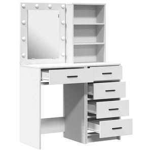 Τραπέζι περιποίησης 2 τμχ. Λευκό 50 x 41 x 135 εκ
